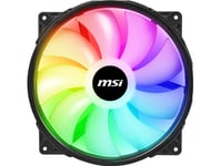 Msi F20a-1, Fan, 600 Rpm, 1000 Rpm, 25 Db, Svart