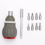 Set 9006M Screwdriver Cross Word Screwdriver Multi-angle Ratchet Screwdriver