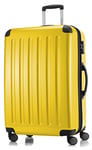 HAUPTSTADTKOFFER - Alex - Luggage Suitcase Hardside Spinner Trolley 4 Wheel Expandable, 75cm, TSA, yellow