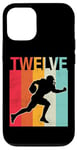 Coque pour iPhone 12/12 Pro Ballon de football « It's My 12th Birthday » pour garçon et fille