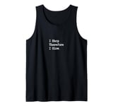 I Shop, Therefore I Glow Funny Beauty & Shopping Quote Tank Top