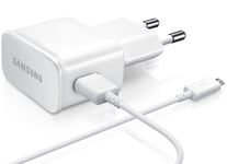 Samsung Eta-U90e - Adaptateur Secteur - 2 A ( Usb, 11 Pin Micro-Usb (Mhl) ) - Sur Le Câble : Micro-Usb - Blanc - Europe - Pour Ativ S Neo; Galaxy Note 3, Note 4, Note Ii Sch-I605, Note Ii Sgh-T889, S Iii Mini, S4, S5