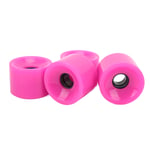 ((Rose Purple)4Pcs Scooter Wheels Balanced Safe Riding Strong Grip