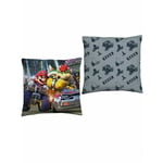 Argofield - Coussin Carré Nin Super Mario Course - 40 cm x 40 cm