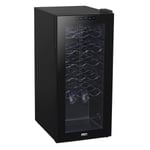 Baridi 18 Bottle Wine Fridge Digital Touchscreen & LED Light, Black 