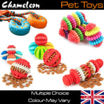 Multiple Choice Dog Treat Ball Chew Toys Teeth Cleaning Food Dispenser Feeders