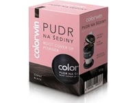 Colorwin_Root Cover Up-Puder För Att Retuschera Grått Hår Med Spegel Och Applikator Svart 3,2 G