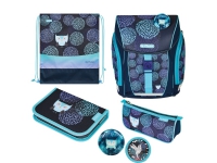 Herlitz FiloLight Plus Flower Owl, Pencil pouch, Sport bag, Pennfack, Skolväska, Flicka, Grundskola, Ryggsäck, 16 l, Framficka, Sidoficka