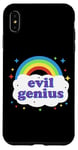 Coque pour iPhone XS Max Evil Genius Mad Criminal Scientist Kawaii Rainbow Esthétique