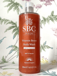 SBC Vitamin Boost Body Wash Bath & Shower Gel Replenish & Brighten Vegan 500ml