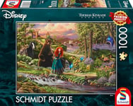 Schmidt Spiele 58039 Puzzle 1000 pièces Disney, Brave, Merida, Thomas Kinkade, CSG58039, Multicolore