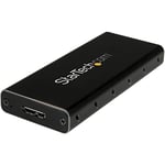 StarTech.com Boîtier USB 3.1 (10 Gb/s) pour disque mSATA - Stockage de données portable pour mSATA et mSATA Mini - Aluminium (SMS1BMU313)