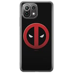 ERT GROUP Coque de téléphone Portable pour Xiaomi 11 Lite 4G/5G Original et sous Licence Officielle Marvel Motif Deadpool 003, Coque en TPU