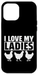 Coque pour iPhone 12 Pro Max Appel à tous les amateurs de poulet : Chicken Lover is Fun