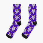 Chaussettes Taille Unique Figment Avec Des Étoiles Nouveauté Fantaisie Motif Fou Équipage Décontracté Pour Hommes Femmes