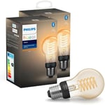 Ampoule Vintage Filament Globe G93 E27 eur (Double Pack) - Philips Hue