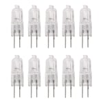 10 X G4 Halogen Ljus Lampa Belysning 10w Varmvit