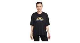 T shirt nike dri fit trail noir femme