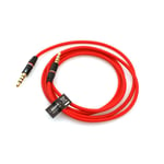 Klinke Auf Klinke 4-Pole 3.5 Mm Audio AUX Cable Extension 110 Cm Red