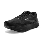 BROOKS Femme Ghost Max Sneaker, Black/Black/Ebony, 43 EU