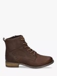 Josef Seibel Sienna 95 Leather Lace Up Ankle Boots, Camel