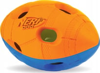 Hagen Led Lysande Nerf-Fotboll, Liten, Blå/Orange