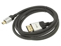 Cable DisplayPort 1.4 male des deux cotes 1.8m noir