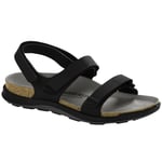 Birkenstock Kalahari Cc Birko Flor Narrow Womens Footwear Sandals - Futura Black