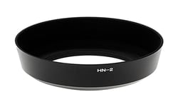 Fotodiox Lens Hood for Nikon 28mm f/2.8 D-AF, 35-70mm f/3.3-4.5, 24-70mm f/3.5-5.6 IX Lenses, replacing Nikon HN-2 Lens Hood (52mm Screw-In)