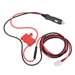 New 12V DC Power Cord Cable Cigarette Lighter Plug With Double Fuse For Mobile R