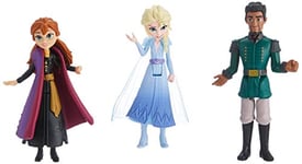 Disney La Reine des Neiges 2 - Coffret de Mini-poupees figurines Elsa, Anna et Matttias