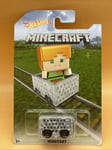 Hot Wheels Minecraft Minecart Alex New Long Card MINECRAFT Gift Idea Kids Alex