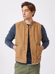 Aubin Bourne Cotton Canvas Gilet, Sand