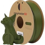 Copymaster3D Turbo PLA Carbon-filament för 3D-skrivare, 1,75 mm, mörkgrön