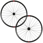 Fulcrum Rapid Red 900 DB 2WF Gravel Wheelset - 700c Black / Campagnolo N3W 12mm Front 142x12mm Rear Centerlock Pair 13 Speed Tubeless