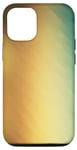 Coque pour iPhone 12/12 Pro Marron jaune turquoise dégradé