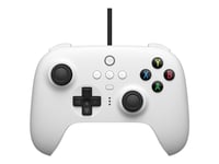 8Bitdo Ultimate - Håndkonsoll - Kablet - Hvit - For Pc, Android, Raspberry Pi, Nintendo Switch, Steam Deck