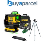 DeWalt DCLE34031D1 18V XR Compact Green Laser 3 x 360 Degree 2.0Ah + Tripod +Bag