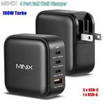 MINIX NEO P3 100W GaN USB Charger Fast Charger for Macbook tablet Mobile phone