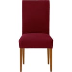 ECOMMERC3 2 Housses de Chaise bi-élastiques en Jacquard adaptables, Respirantes et Protection Totale, 2 Housses de Chaise Couleur Bordeaux, Installation Facile, 100% Fabrication espagnole