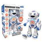 Lexibook, Powerman® Star, Robot télécommandé, Parle et Marche, Programmable STEM, pour Enfants 4+, Version néerlandaise, Blanc/Bleu, ROB85FR