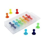 MAGNET Expert Ltd 13 x 19mm Assorted Small Fruity Skittle Magnets for office & Fridge (Pack of 12)