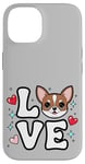 Coque pour iPhone 14 Chihuahua Love Chichi mignon Chichi Maman Filles Femmes