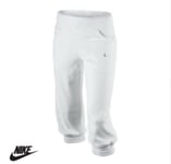 Nike Junior Girls 3/4 Fleece Pants White Cotton Perfect For Summer Holidays