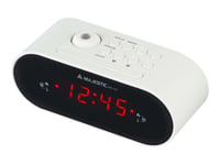 Majestic RS-137 - Radio-réveil - blanc