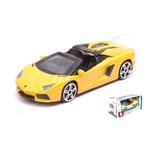 [FR] Burago LAMBORGHINI AVENTADOR LP700-4 2013 ROADSTER YELLOW 1:43 - BU30249Y