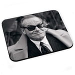 Tapis de Souris Jack Nicholson Acteur Cigarette Photo Noir et Blanc Cinema