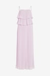 Vila - Chiffongklänning viChiffan Singlet Pleat - Rosa