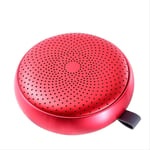 Wireless Bluetooth Audio, Mobile Subwoofer, Outdoor, Portable, Small Speaker, Small Steel Gun, Loud, Speaker Red