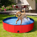 Idmarket - Piscine pliable xxl pour chien baignoire 120 x 30 cm